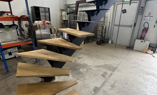 frabication d’un escalier sur mesure , Dax, HP DESIGN